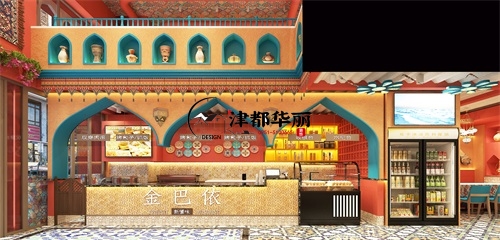 銀川金巴依餐廳設計裝修效果圖鑒賞|銀川餐廳設計裝修公司